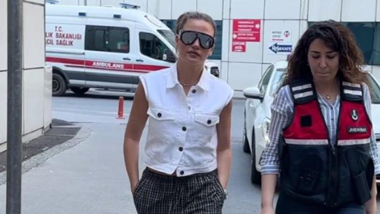 Serenay Sarıkaya gözaltına alındı! Sağlık kontrolüne elleri cebinde geldi